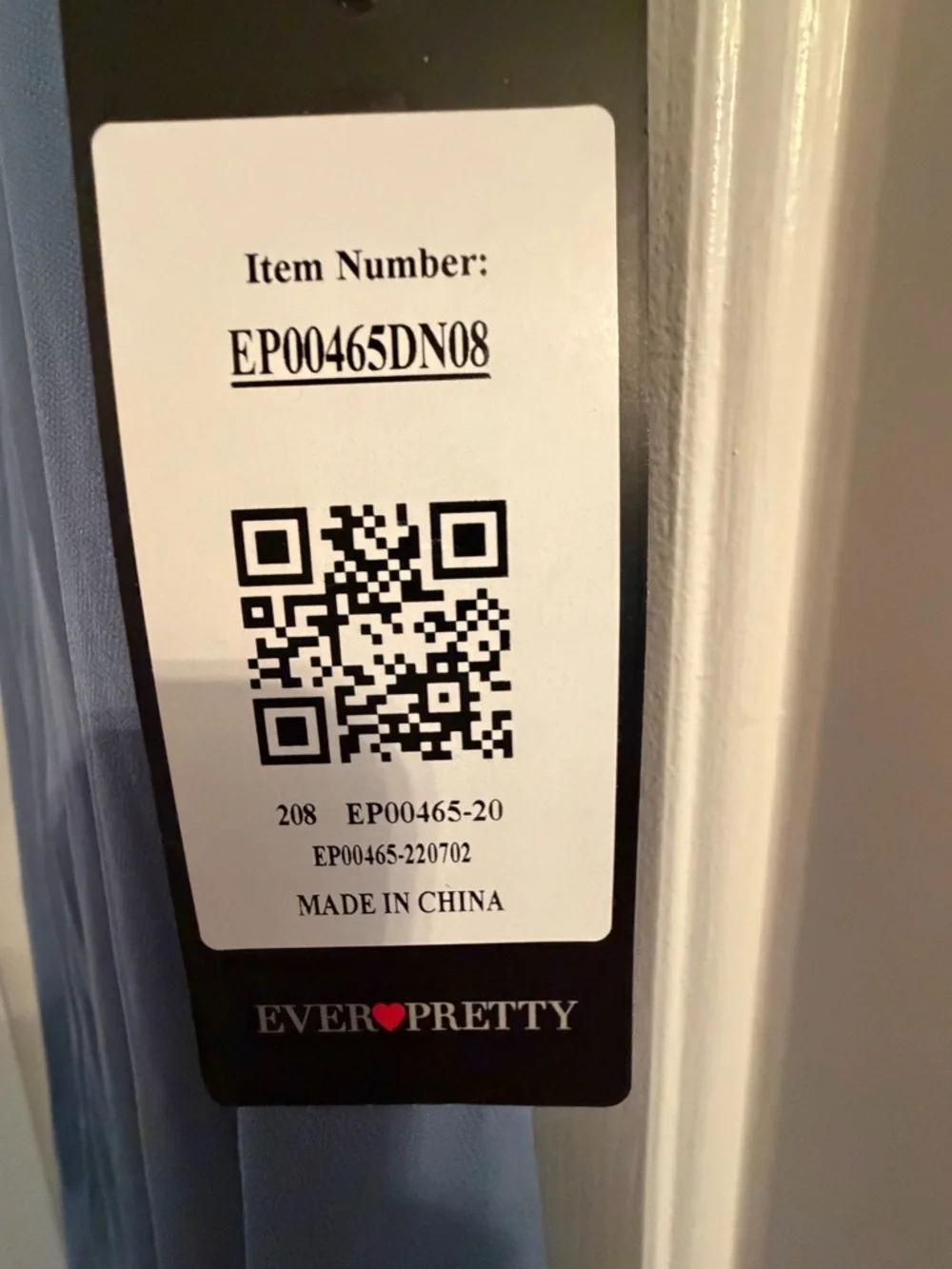 Ever Pretty Dusty Blue Dress, Size Large - Picture 5 of 7